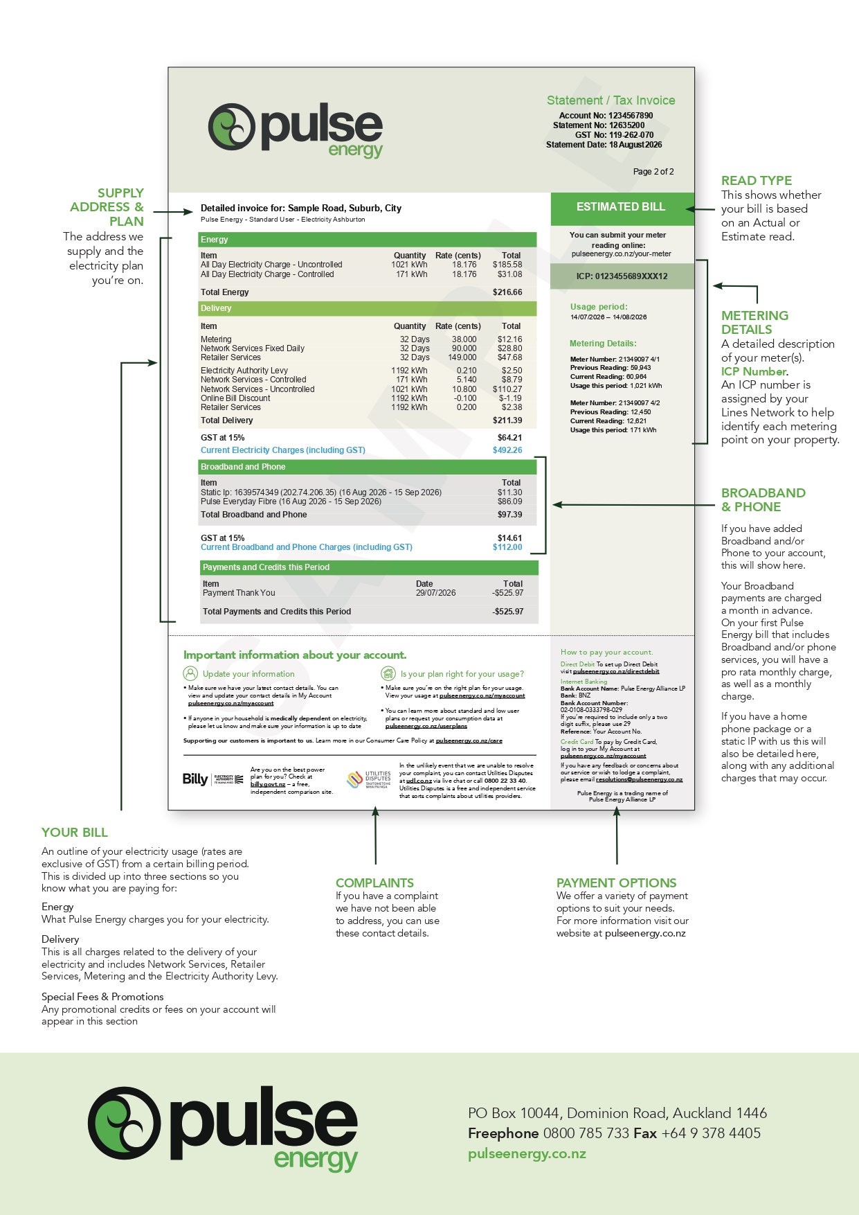 How to Read Your Bill - Part 2